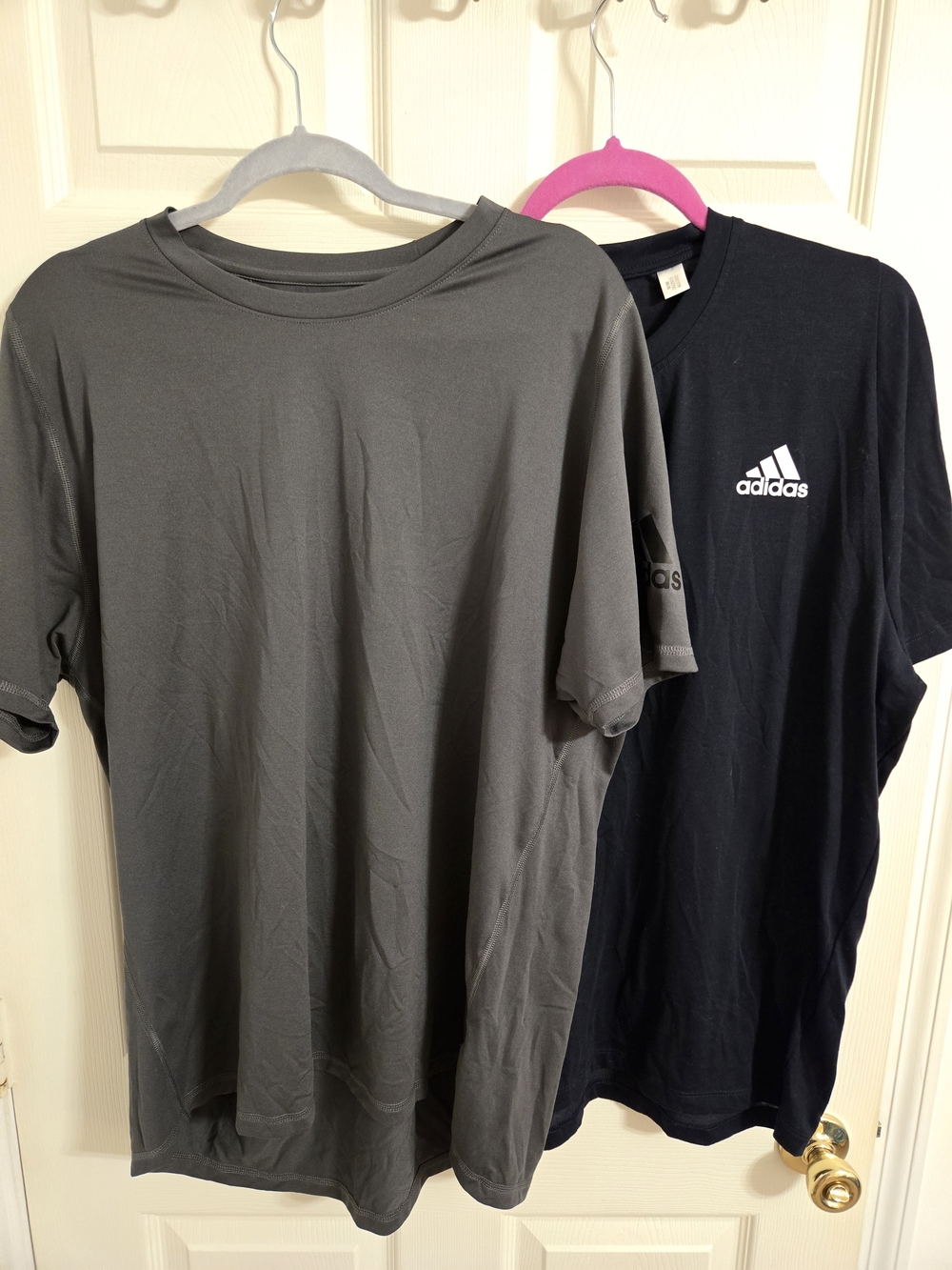 Adidas Bundle Of Men’s Short Sleeve Freelift   T-Shirts Blue & Charcoal Size XL